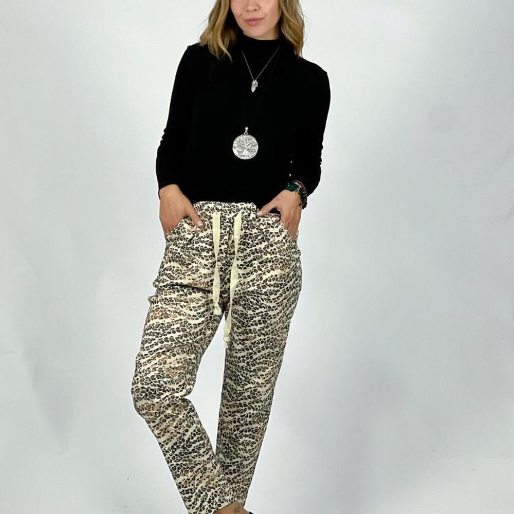 Jogger Elasticado Estampado Print image number 7.0