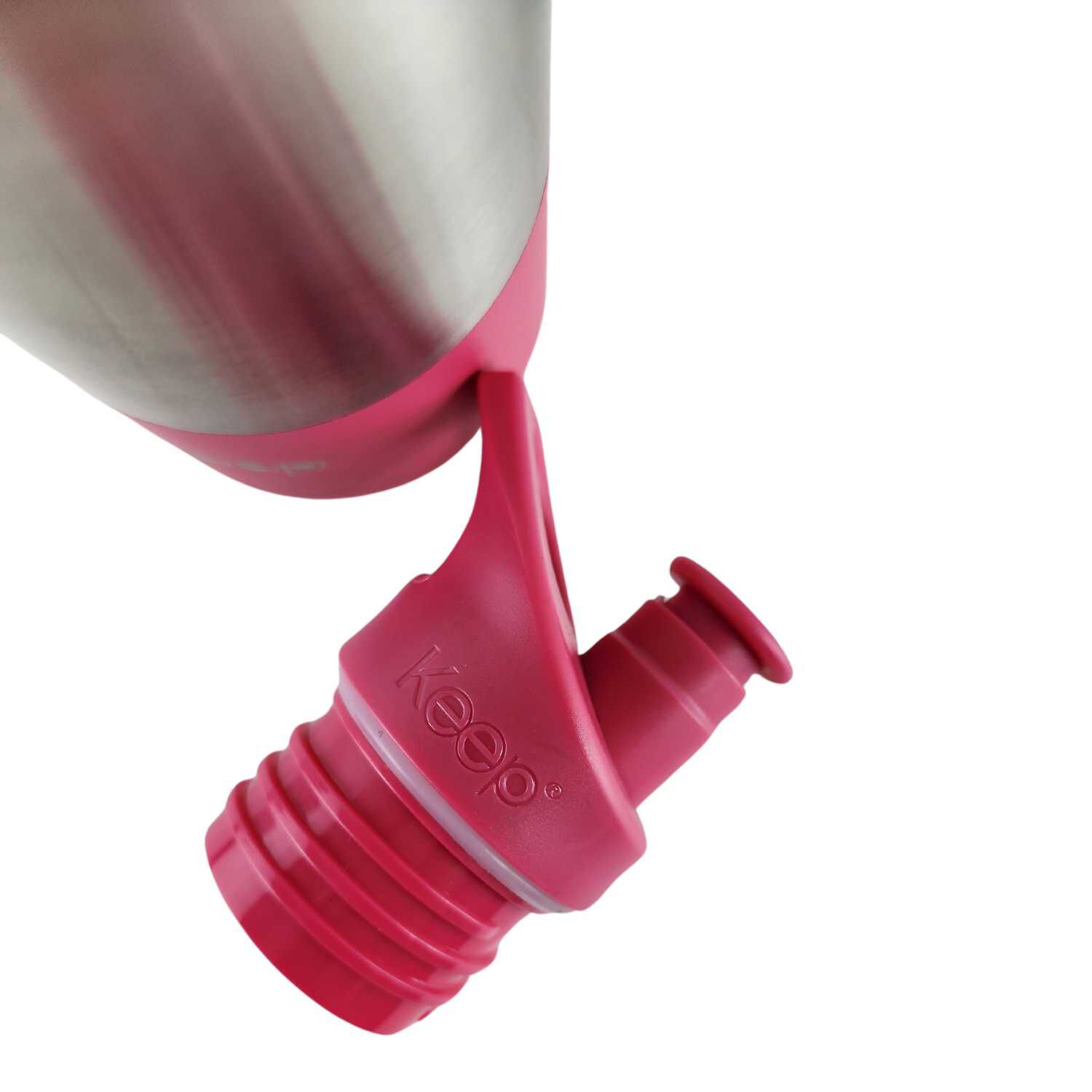 Botella Metalica Keep 600ml Keep Bebidas Deporte Rosa image number 5.0