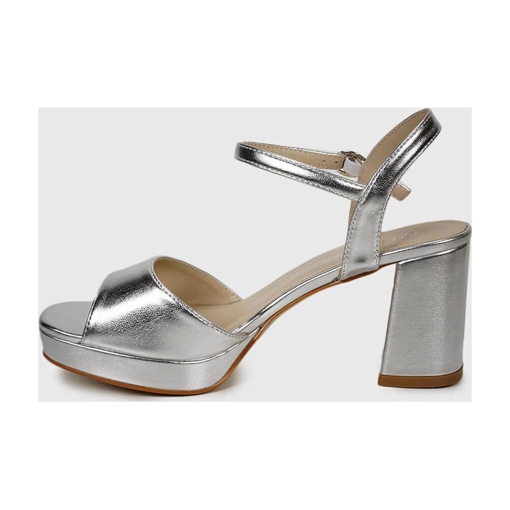 Sandalia Marella Plateado image number 4.0