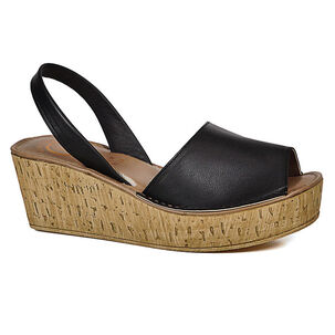 Sandalia Cuero Eliada Negro Sandalia Cuero Eliada Negro