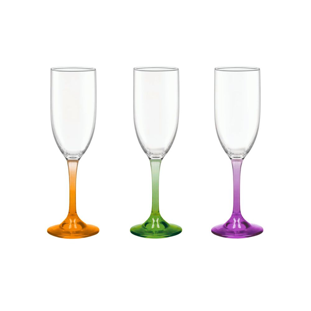 Display 6 Copas Champagne 176cc Flute Versalles Pie Color image number 2.0