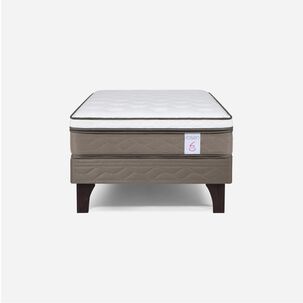 Cama Europea Rosen New Style 6 / 1.5 Plazas / Base Normal