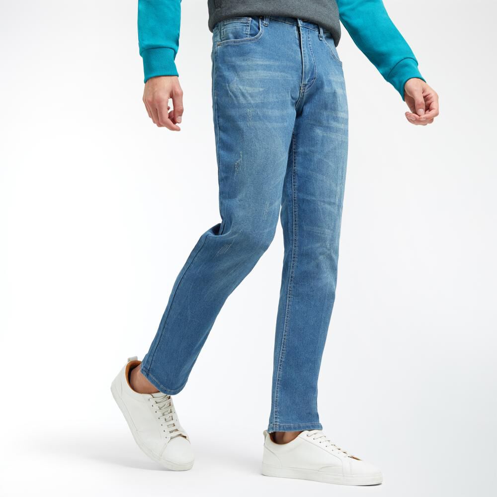 Jeans Tiro Medio Regular Hombre The King's Polo Club image number 2.0