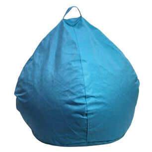 Funda (sin Relleno) Pouf Pera Turquesa Omega 100x120x120