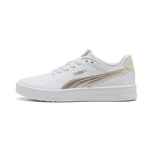 Zapatilla Urbana Mujer Puma Court Lally Metallic Whisper Blanco