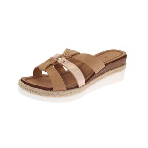 Sandalia Kaki V&iacute;a Franca Art. 52109b30930khaki