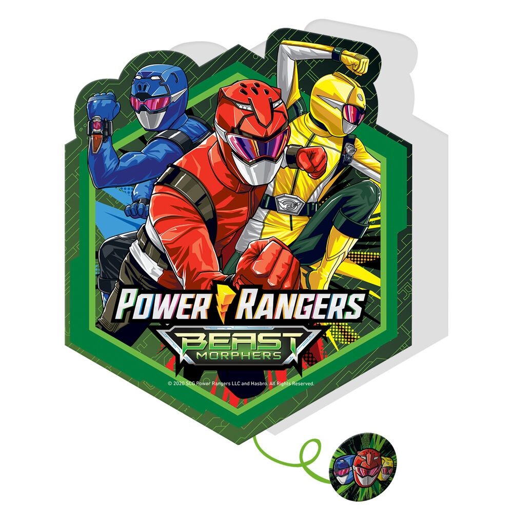 Set Cumpleaños Power Ranger Para 6 Personas Cotillón image number 3.0