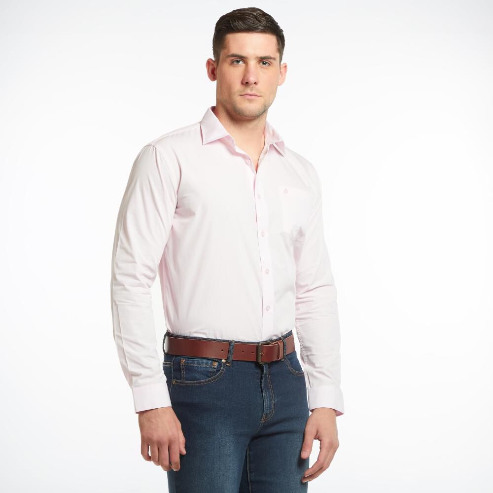 Camisa Básica Manga Larga Hombre Herlad image number 2.0