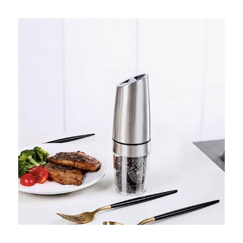 Pack 2 Molinillo Moledor El&eacute;ctrico Pimienta Especias Luz Led image number 3.0