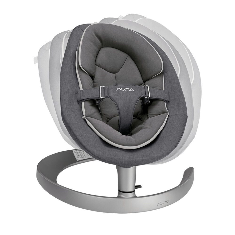 Silla Nido Baby Bouncer Leaf Grow Granite Nuna image number 2.0