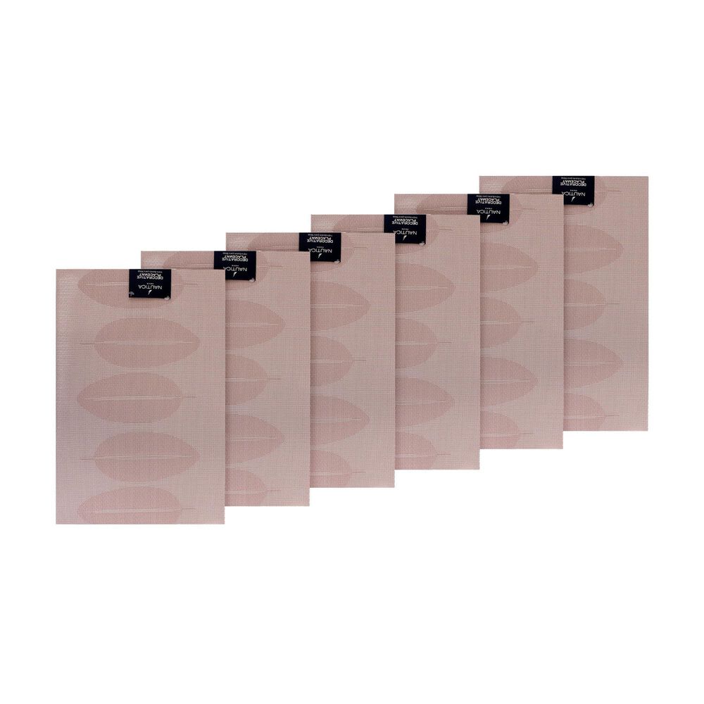 Pack 6 Individuales Nautica Home 45x30cm Reversible Hojas Rosa image number 4.0