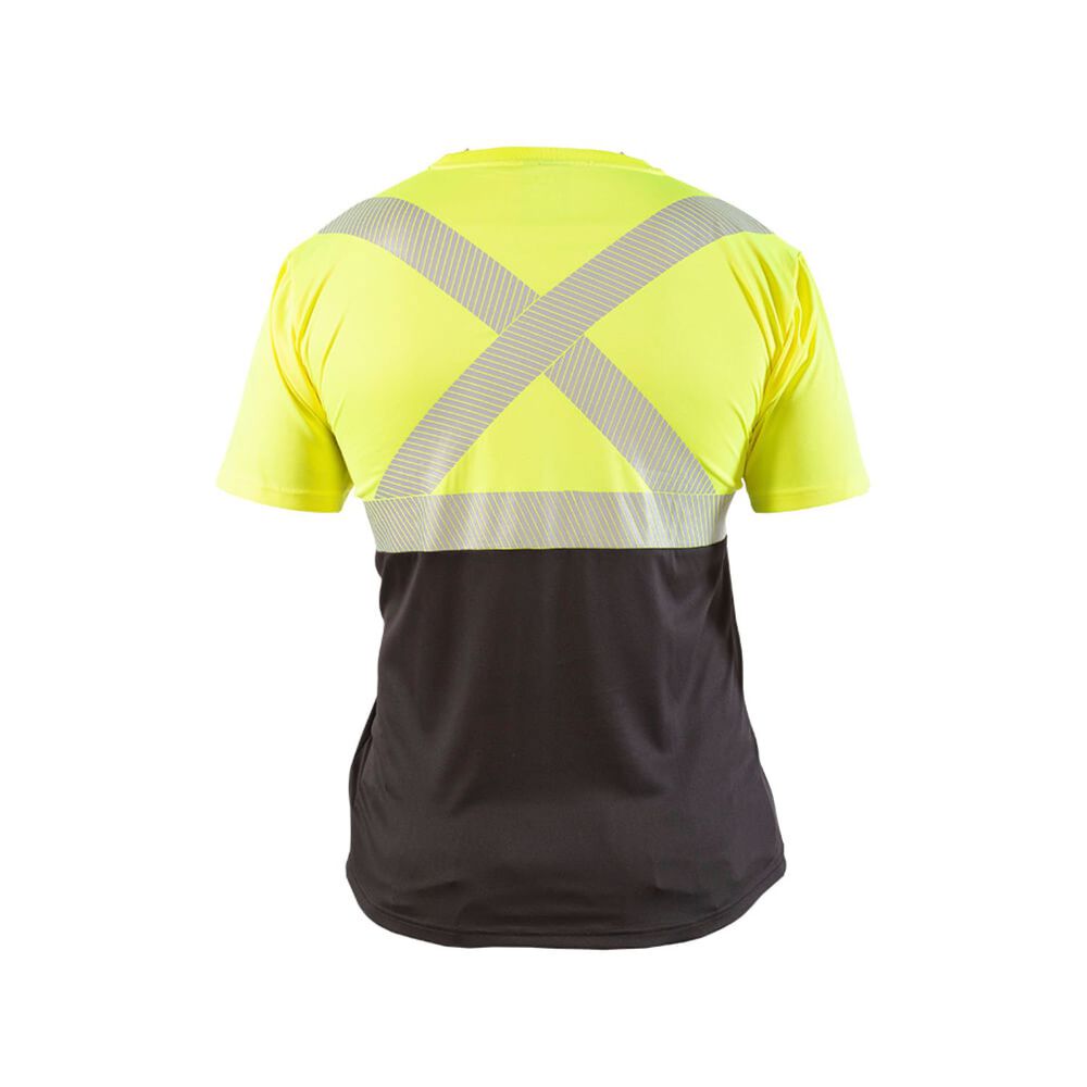 Polera Reflectiva Hw Amarillo Fluor Manga Corta image number 1.0