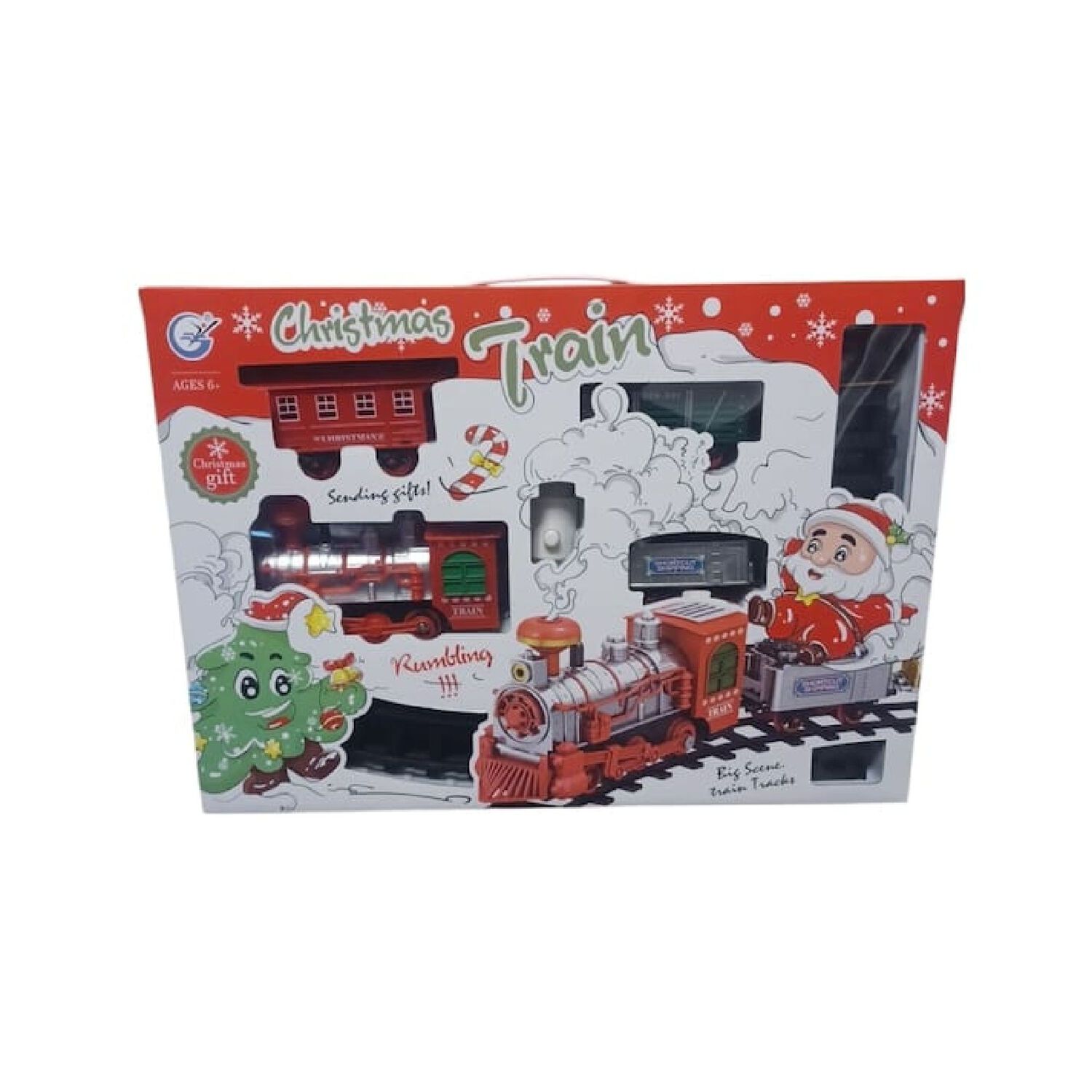 Tren Navidad A Pilas 73 Cm. image number 1.0