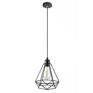 Lámpara Colgante Geométrica Negra Moderno Iluminación