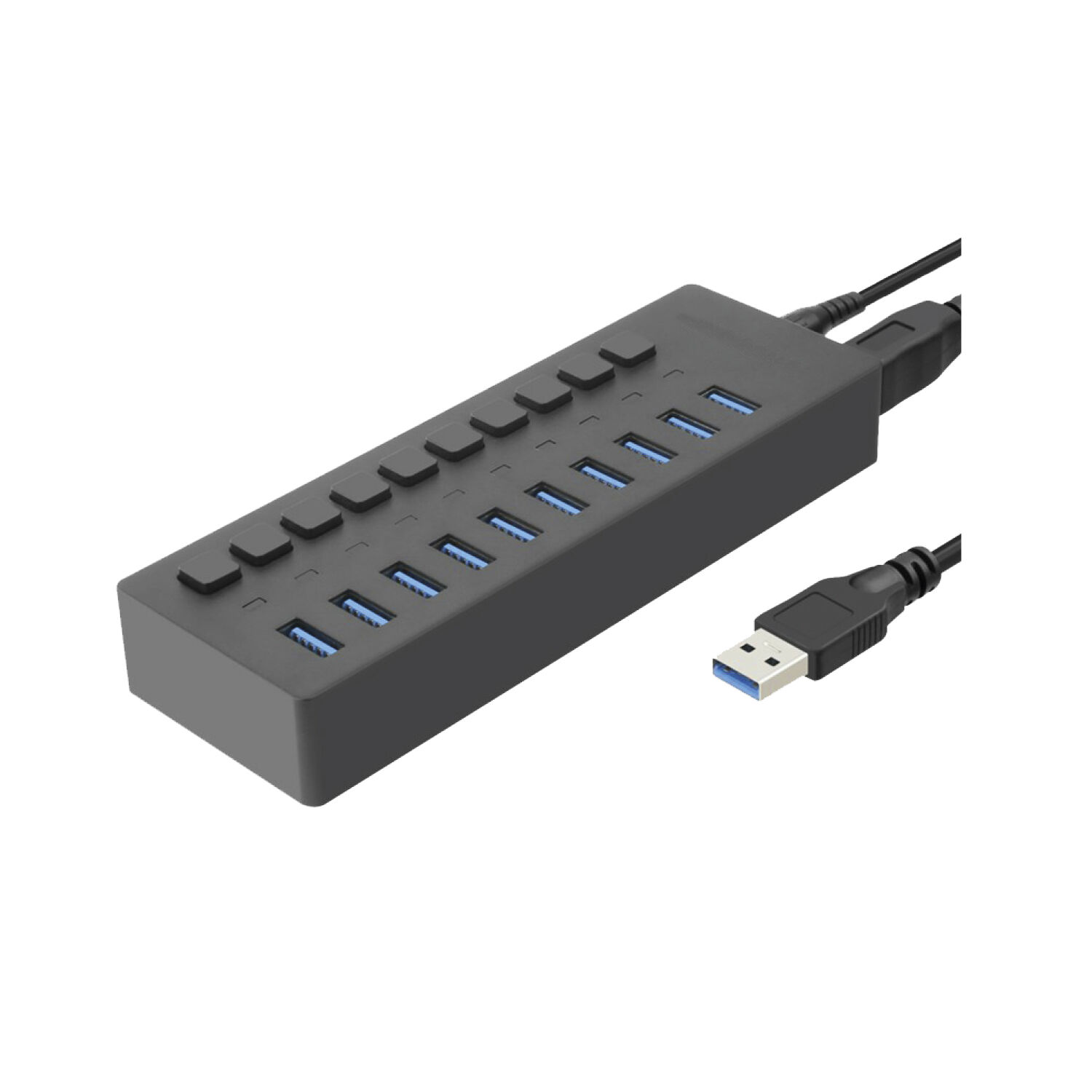 Hub Usb 10 Puertos 3.0 Ultra Veloz - Ps image number 0.0