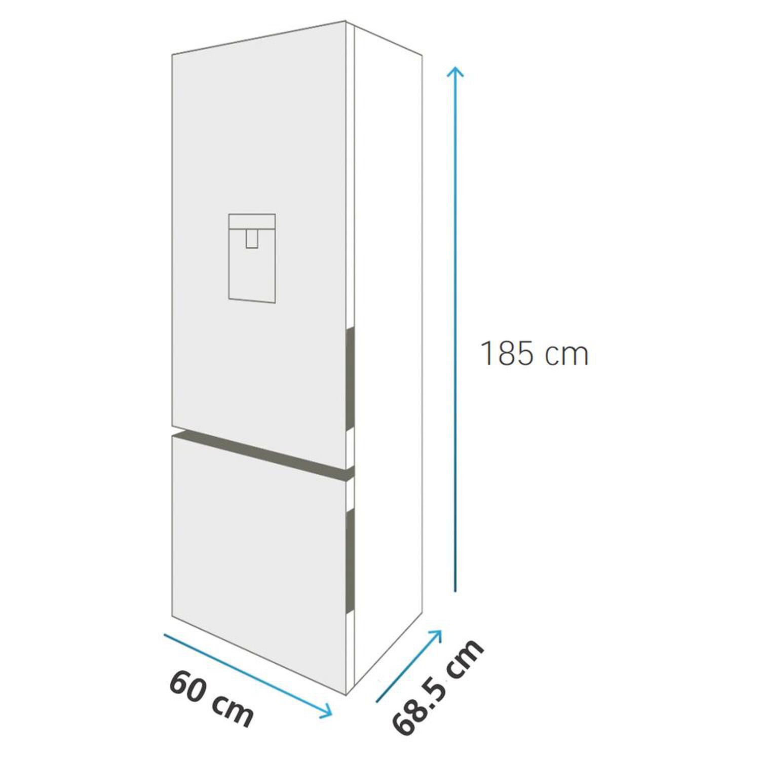 Refrigerador Bottom Freezer Mabe RMB432PXLRS0 / No Frost / 314 Litros / A+ image number 9.0