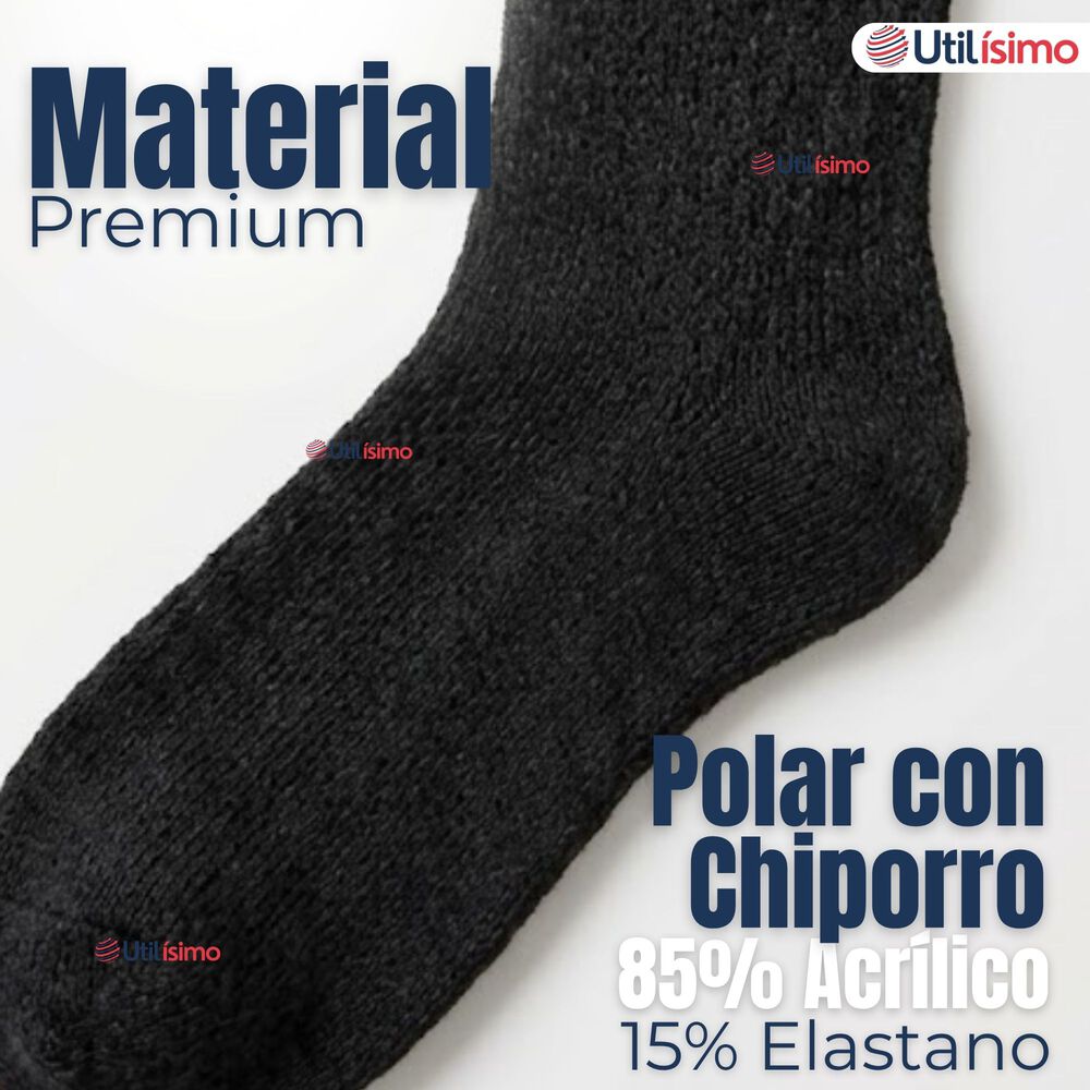 Pack 3 Pares Calcetines T&eacute;rmicos Corte Alto Hombre Surtidos image number 8.0