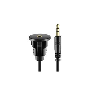 Extensi&oacute;n De Cable 3.5mm Macho A 3.5mm Hembra Para Montaje