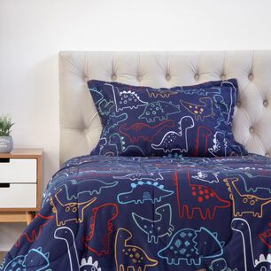 Plumón Infantil Casaideal Kids Dino / 1.5 Plazas