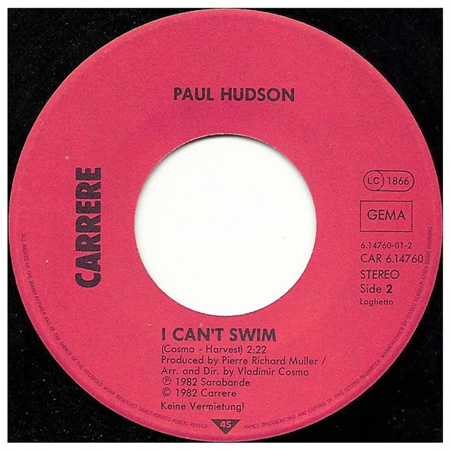 Richard Sanderson - Reality | 7" Single Vinilo Usado image number 3.0