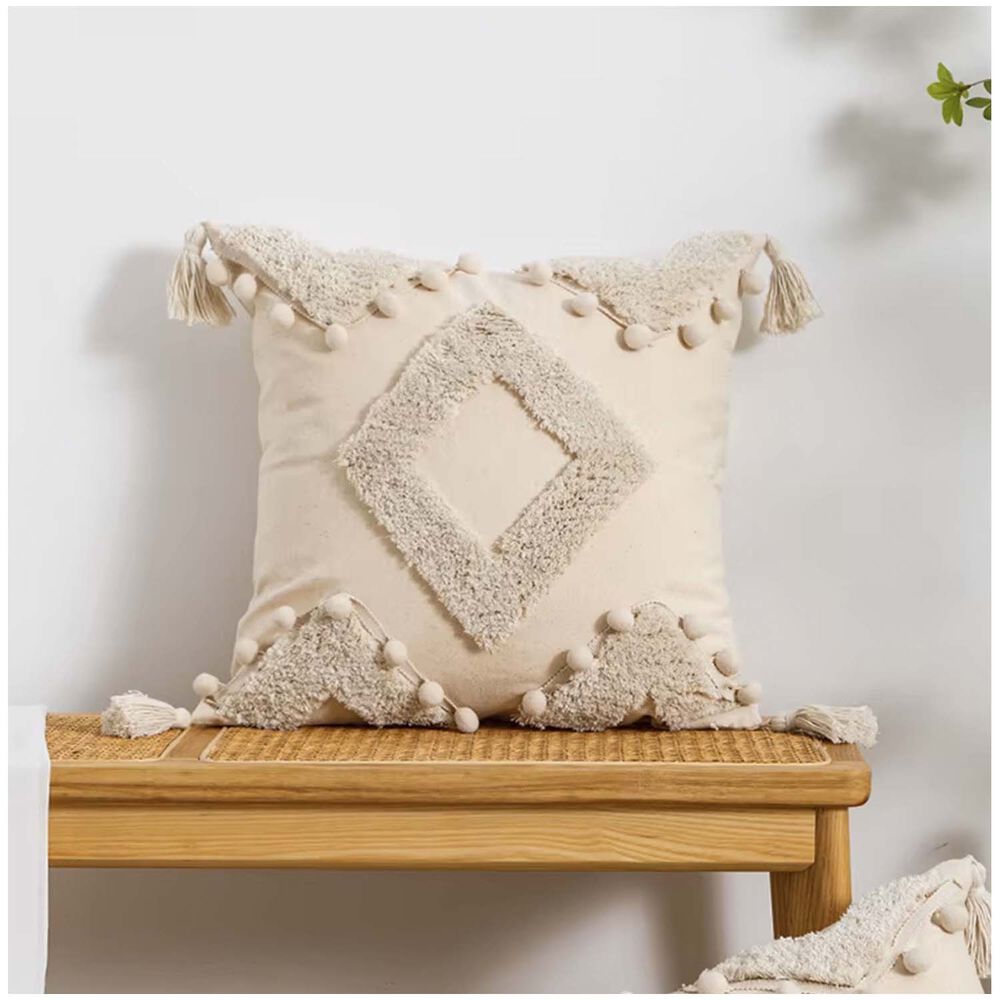 Pack De 02 Fundas De Cojin Diseño Boho 45x45 Cm Mod81 image number 0.0