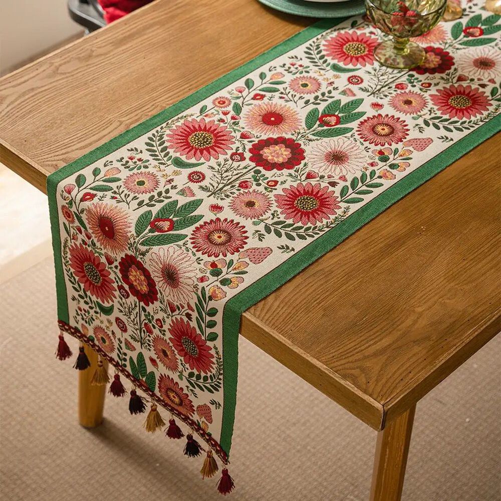 Camino De Mesa De Lino Y Algod&oacute;n image number 3.0