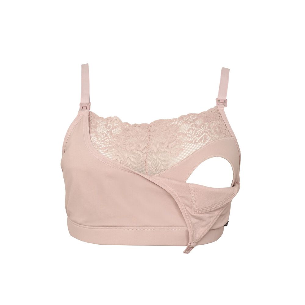 Sost&eacute;n Lactancia Absorbente Semi Encaje - Palo Rosa 2rios image number 1.0