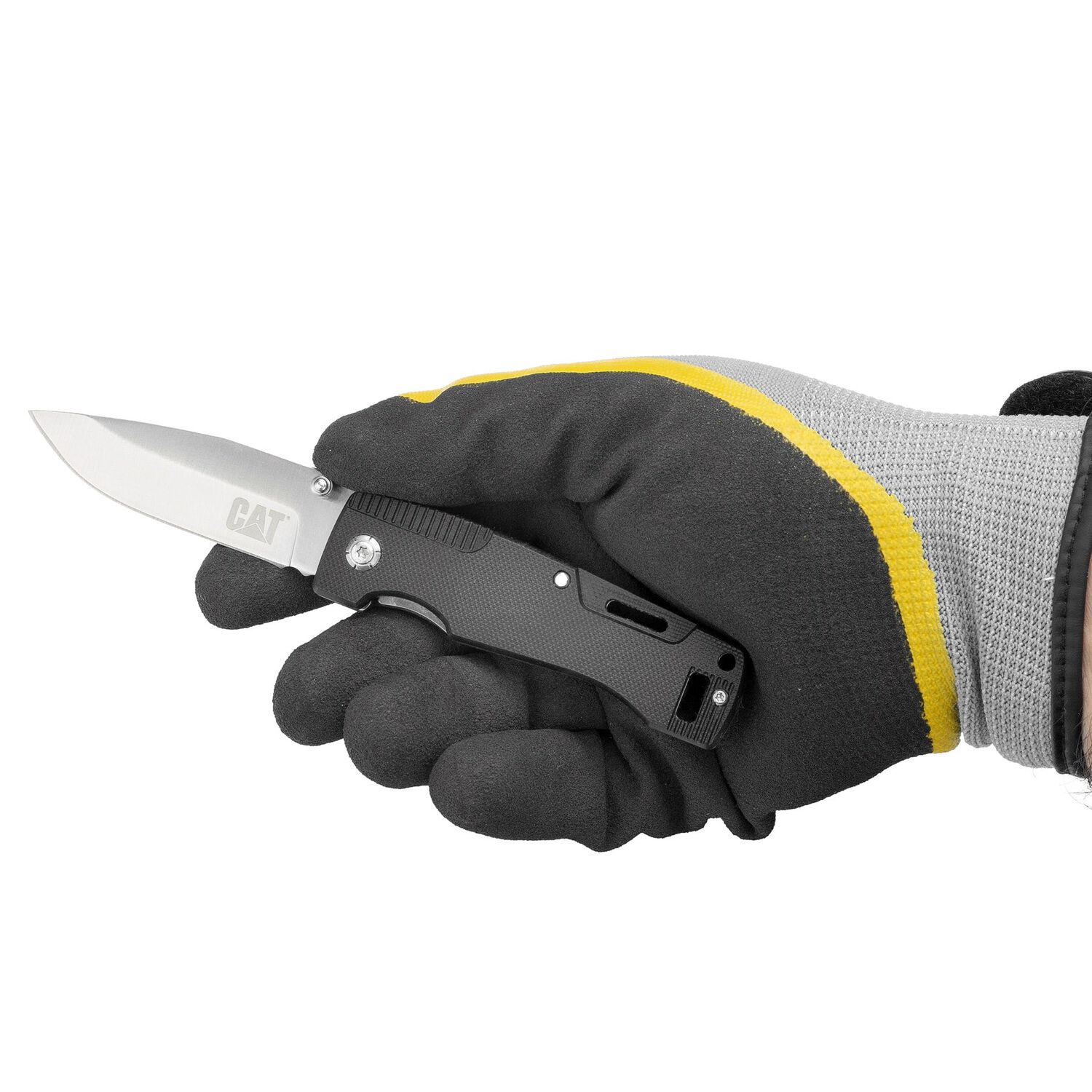Cuchillo Navaja Plegable Cat 980000 Punta Curva image number 1.0