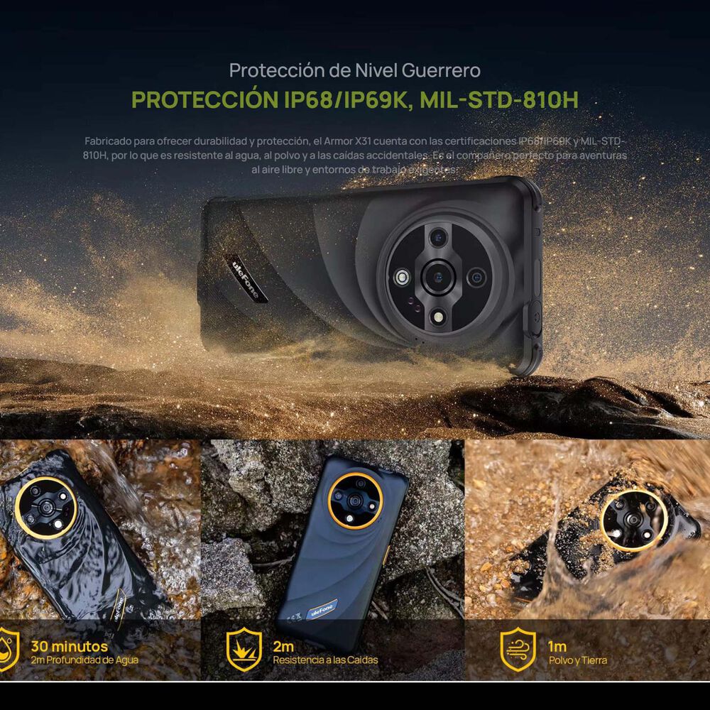 Ulefone Armor X31 - Resistencia Extrema, 64mp Y Batería De 6050mah image number 3.0