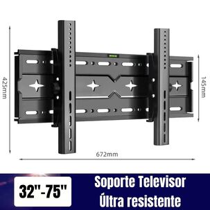 Soporte Tv Reclinable Con Nivel 32" A 75" By Lubabycas