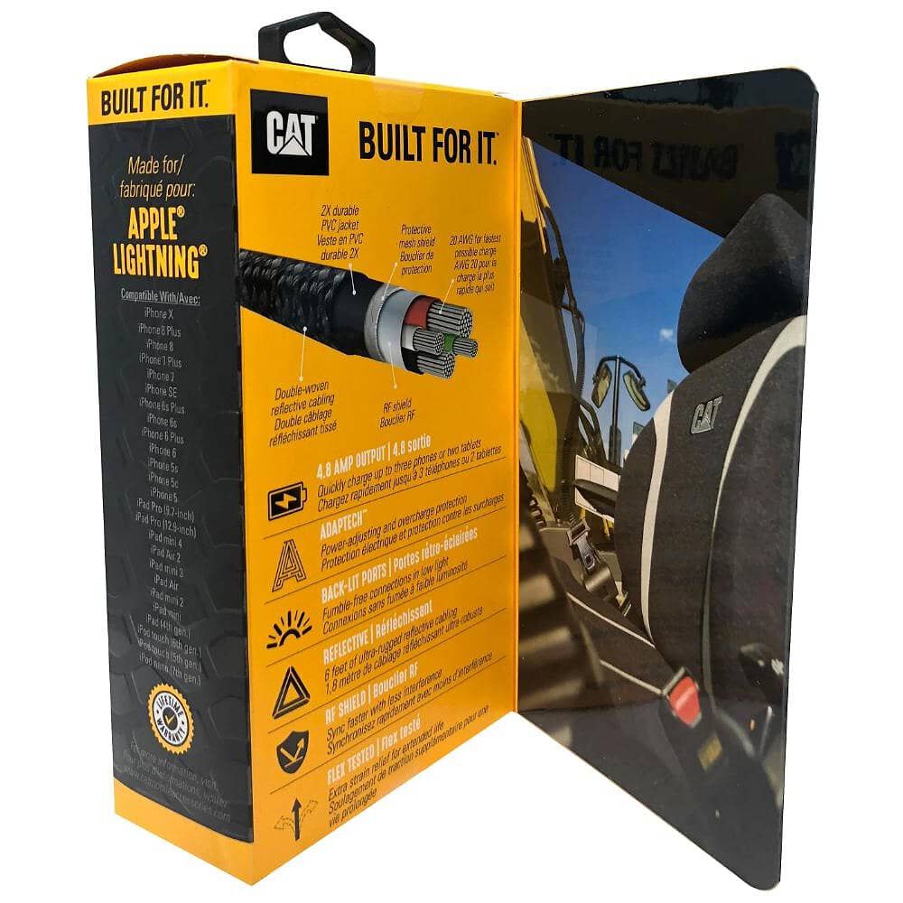 Cargador Para Auto Cat Doble Apple Lightning 4.8a image number 6.0