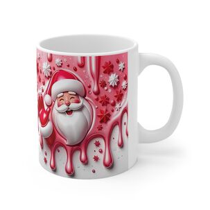 Taza Navidad Viejito Pascuero Sublimado 3d 325ml