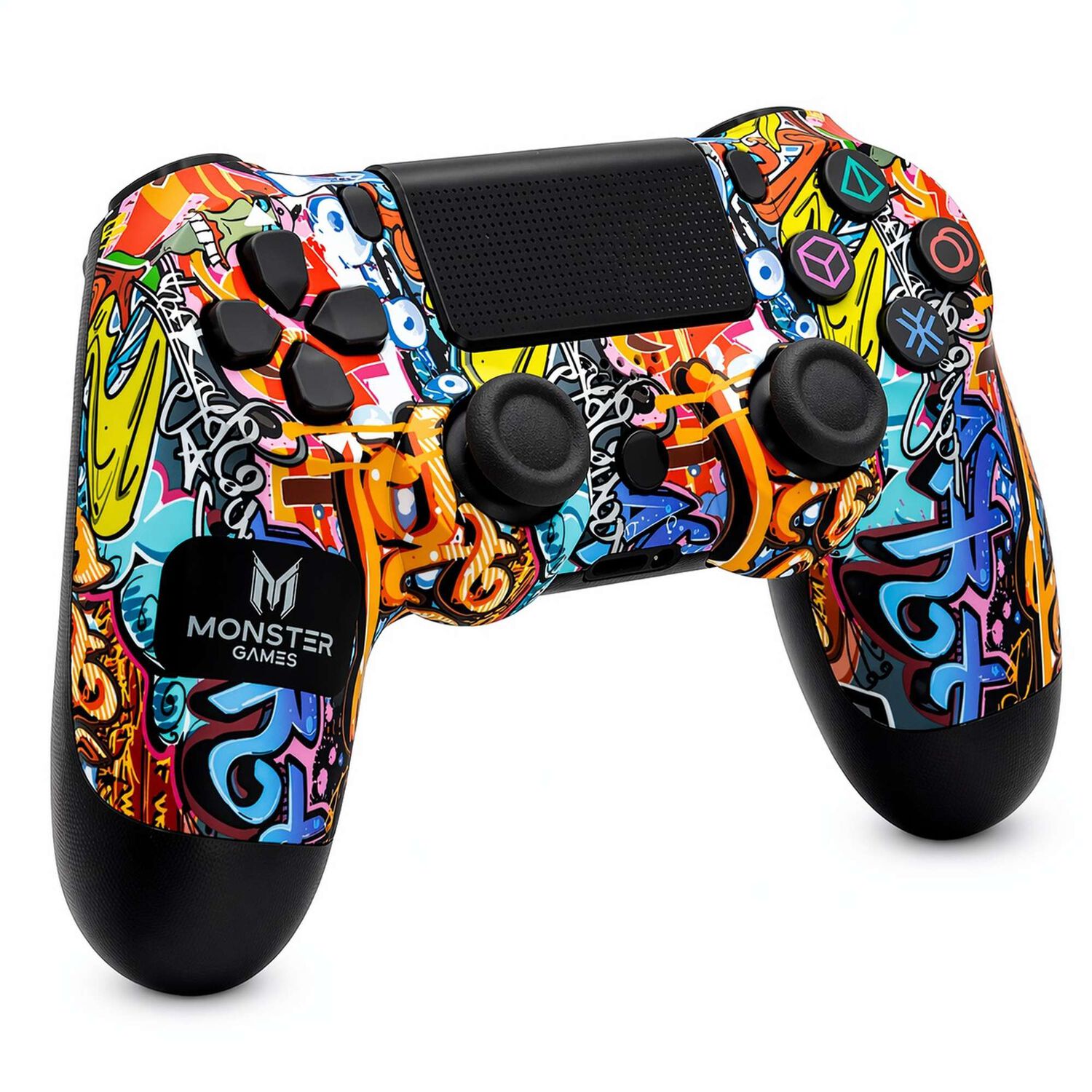 Gamepad Inalámbrico Monster Multiplataformas Graffitis