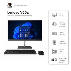 Aio Lenovo V50a I5 10th 16gb 256gb - Win11 Office - Reacondicionado Profesional