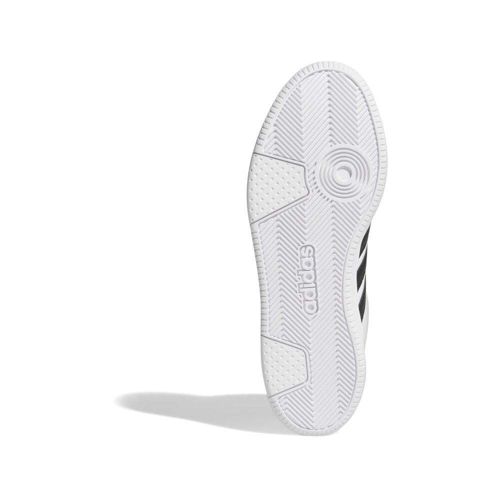 Zapatilla Basketball Unisex Adidas Hoops Mid Classic Blanco image number 5.0