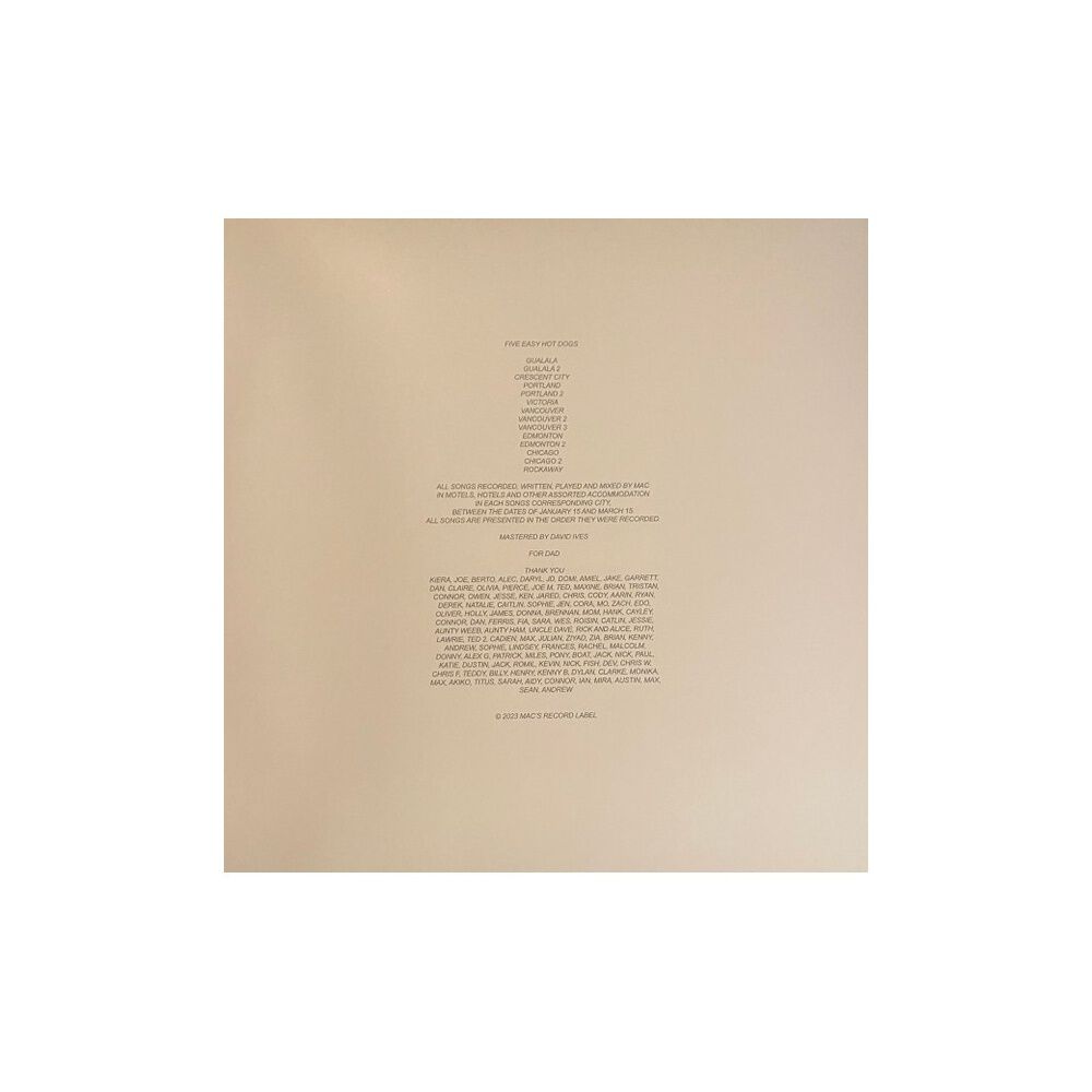 Mac Demarco - Five Easy Hot Dogs | Vinilo image number 8.0