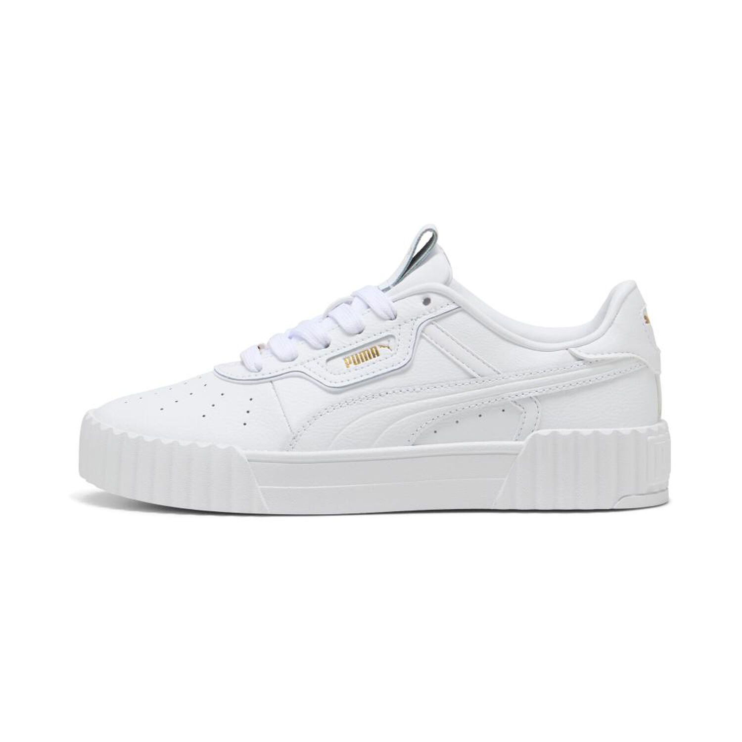 Zapatilla Urbana Mujer Puma Carina 3.0 Luxe Blanco image number 3.0