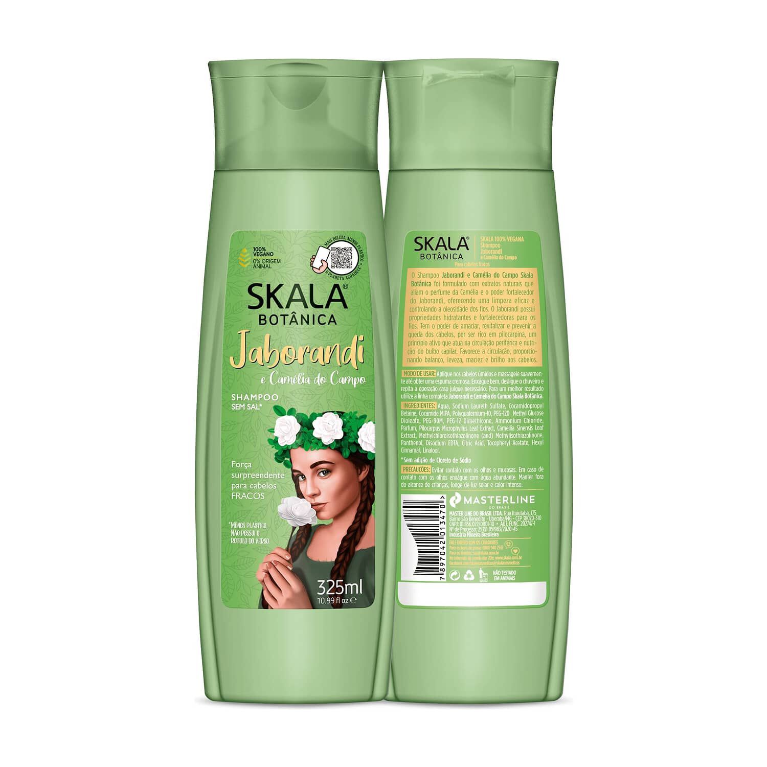 Kit Shampoo Y Acond Jaborandi Skala Bot&aacute;nica 650ml image number 3.0