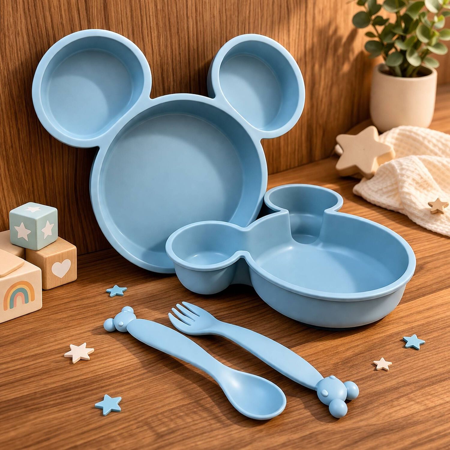 Set Alimentaci&oacute;n Beb&eacute; 4 Piezas Vajilla Infantil image number 7.0