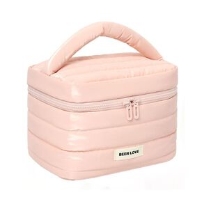 Neceser Acolchado De Algodón Para Maquillaje
