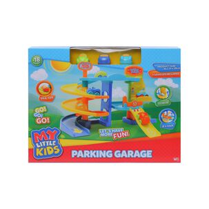 Parking 46x31x28cms, Rampa Espiral, Ascensor, 3 Autos Happy Line