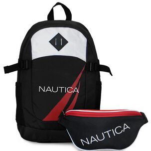Mochila Atlas + Banano Kappa Negro Nautica