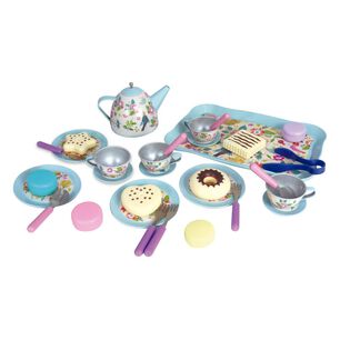 Set De T&eacute; De Metal Sweet Home