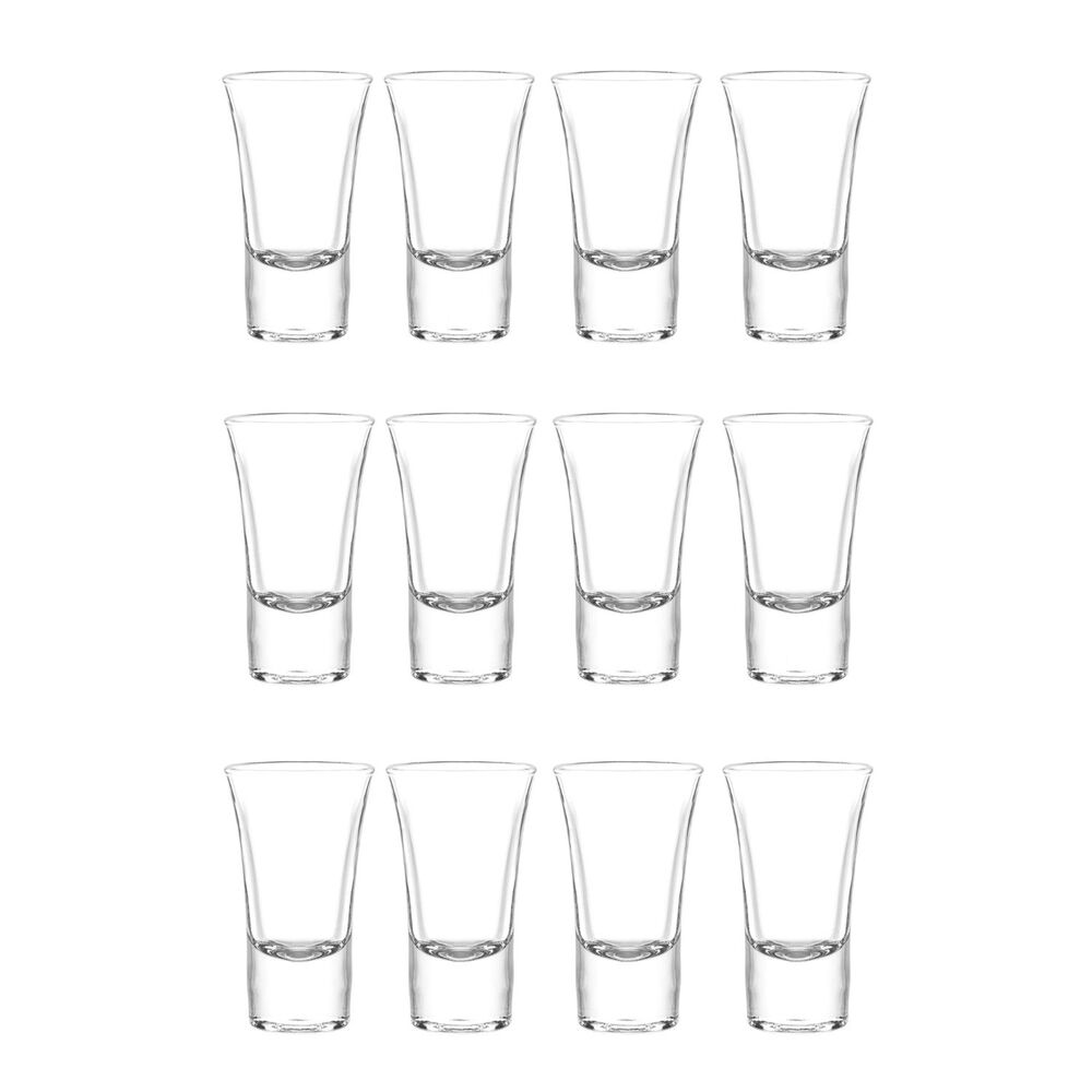 Set 12 Vasos Licor Lord 54ml De Vidrio Cristar Elegante image number 0.0