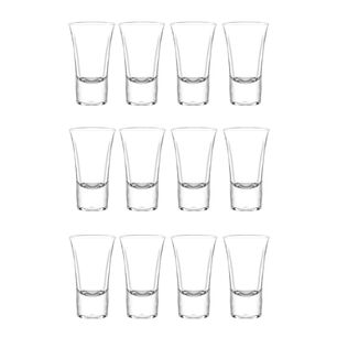 Set 12 Vasos Licor Lord 54ml De Vidrio Cristar Elegante
