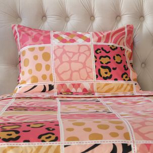 Juego De Sábanas Casaideal Kids Patchwor 15 / 1.5 Plazas