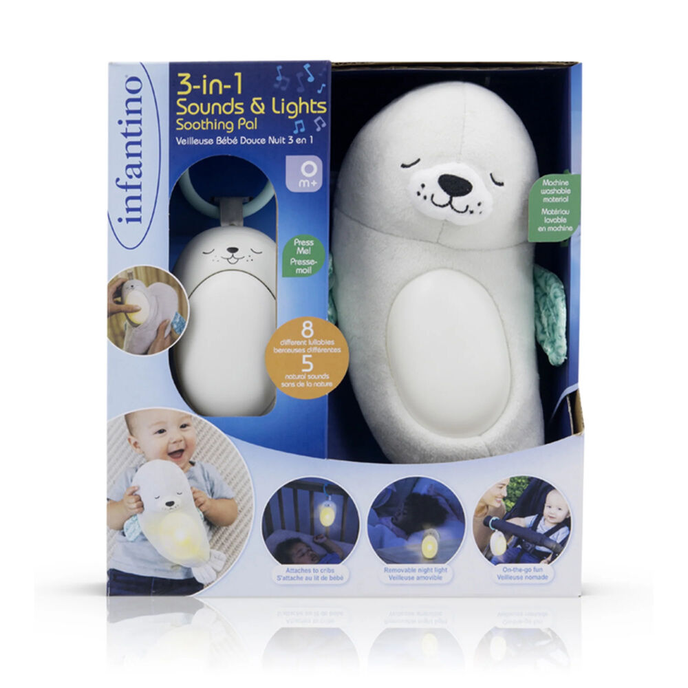 Peluche Snuggle Pal Sounds & Light Soother image number 3.0