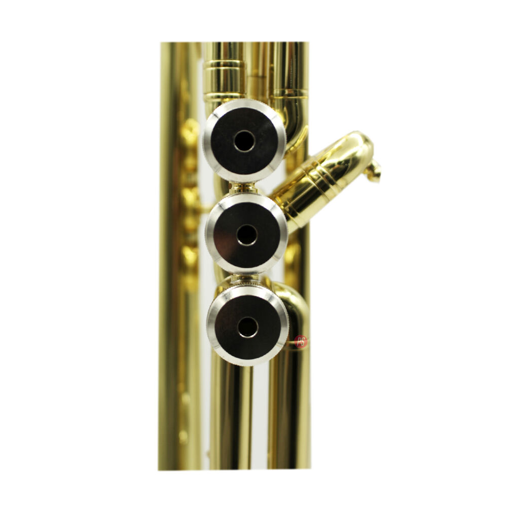 Trompeta En Si Bemol Dorada Con Estuche - Ps image number 4.0