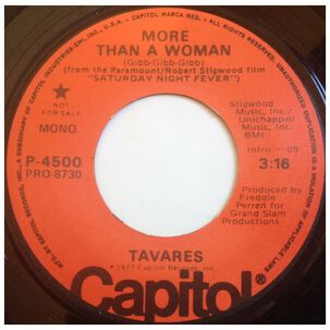 Tavares - More Than A Woman | 7" Single Vinilo Usado