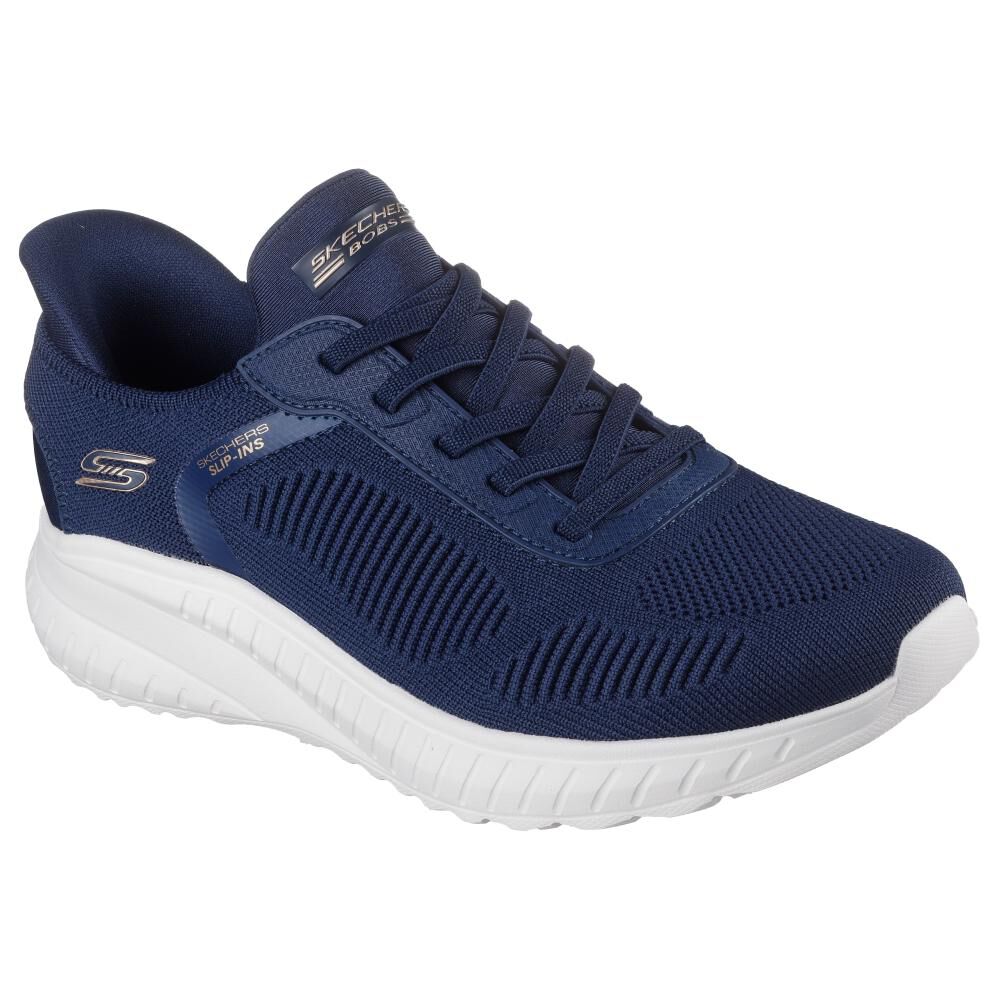 Zapatilla Urbana Mujer Skechers Bobs Squad Chaos - Current Mu Nvy image number 4.0